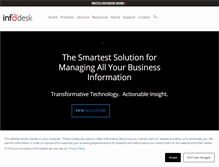 Tablet Screenshot of infodesk.com