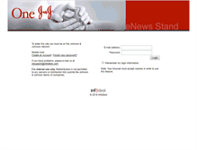 Tablet Screenshot of jnjenewsstand.infodesk.com